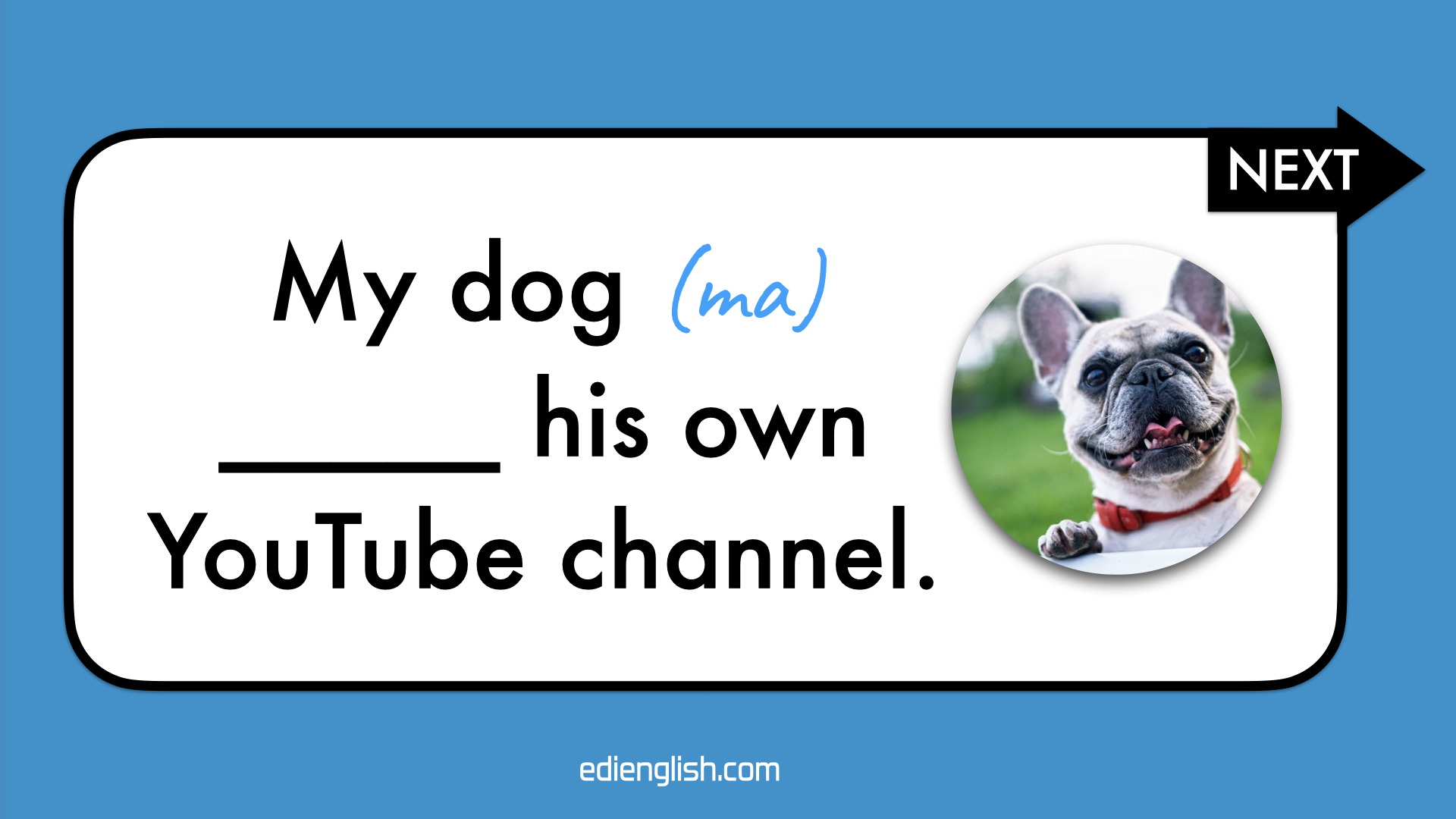 First slide
