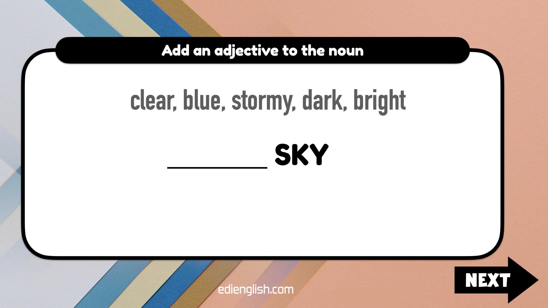 First slide