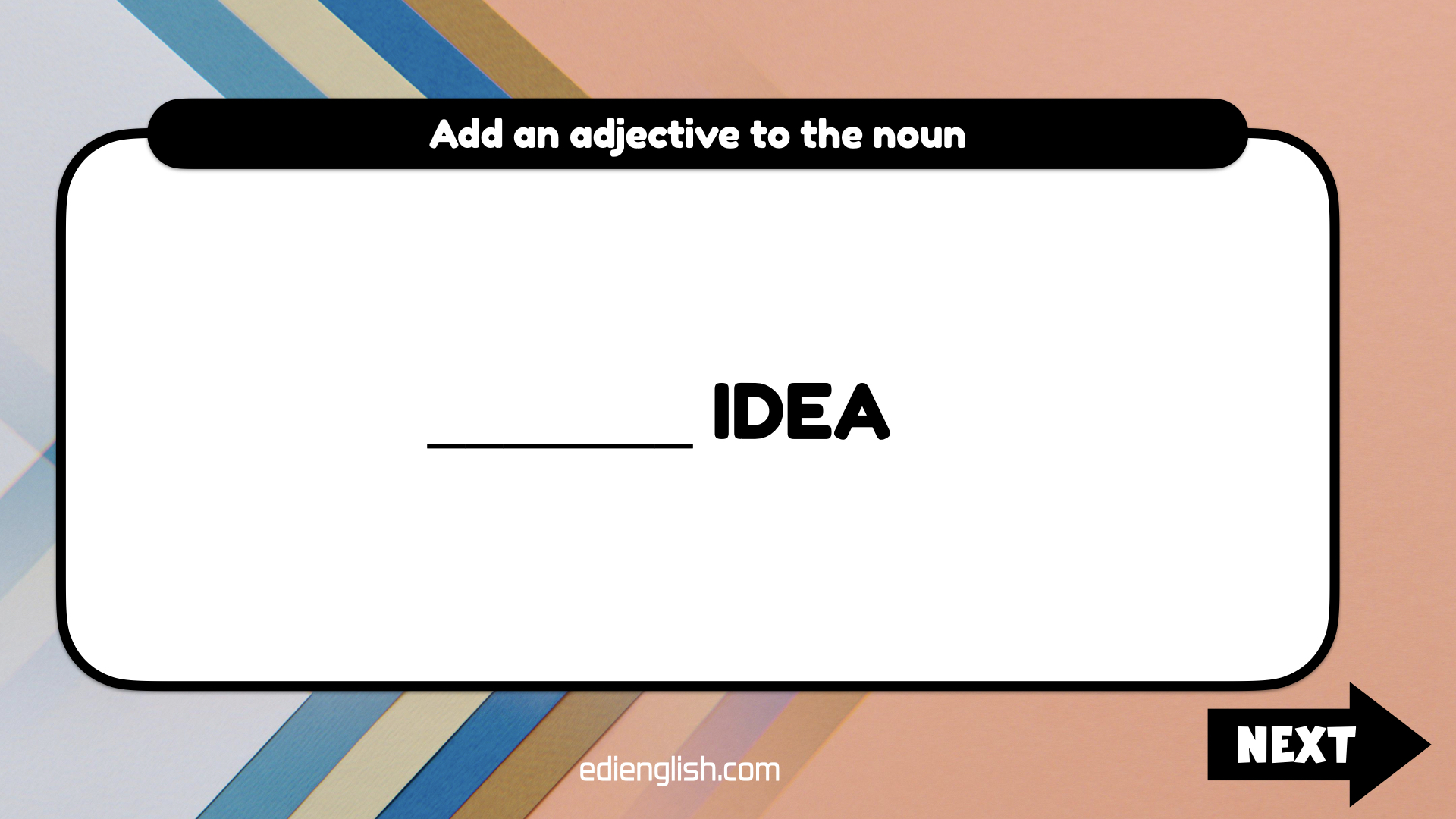 First slide