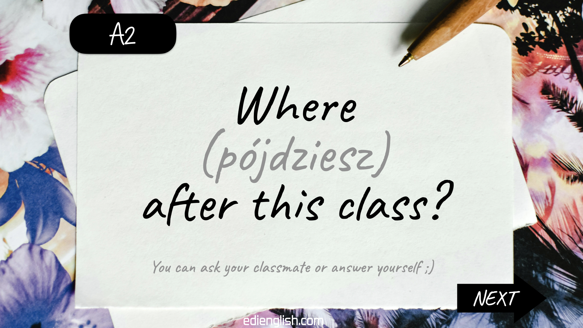 First slide