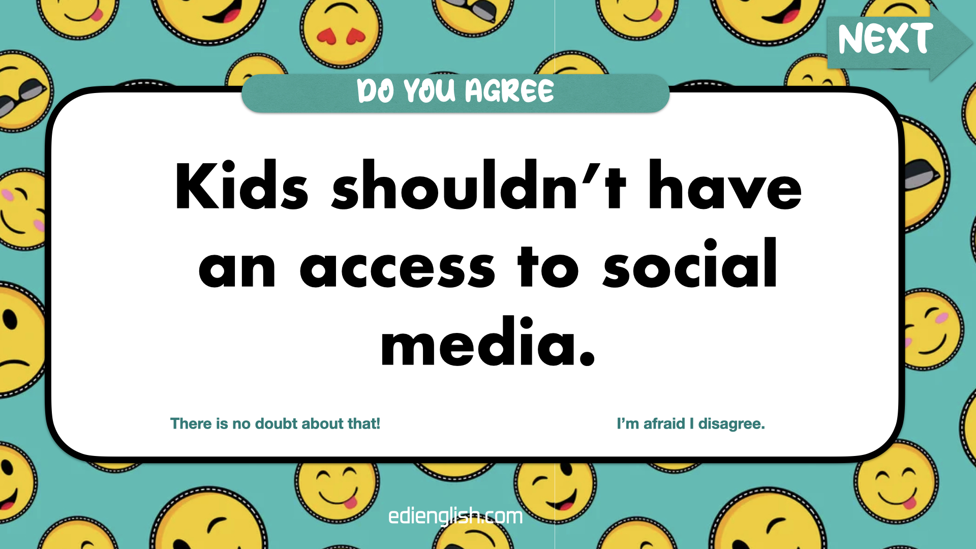 First slide